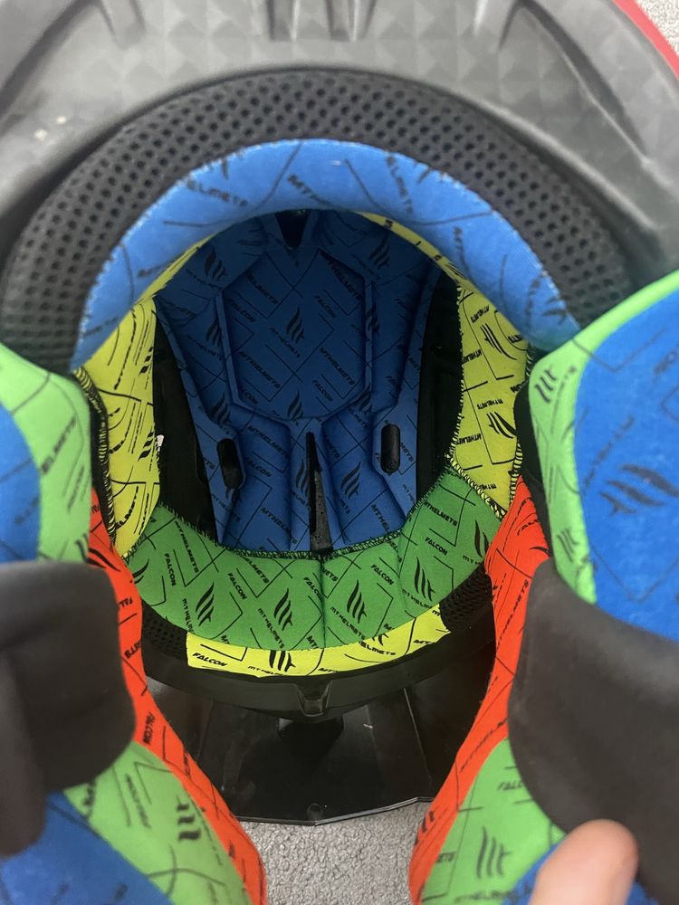 Kask enduro falcon fullface.