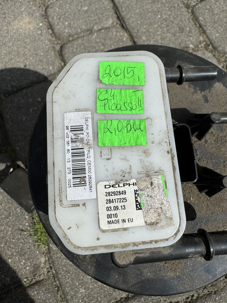 Pompa paliwa pływak Citroen C4 Picasso 1.6 2.0 bluehdi