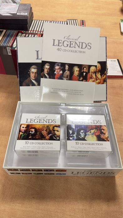 Бетховен 40, БАХ 155 шт і колекція легенди класиків 40 шт