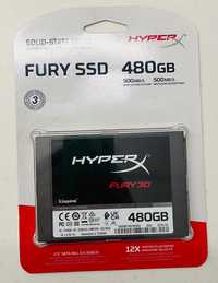 Жесткий диск Kingston SSD HyperX Fury 3D 480GB 2.5" SATAIII 3D TLC