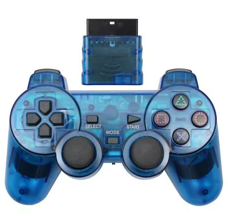 Pad PS2 Nowy Niebieski Nowy Bezprzewodowy Wysyłka OLX Gwarancja