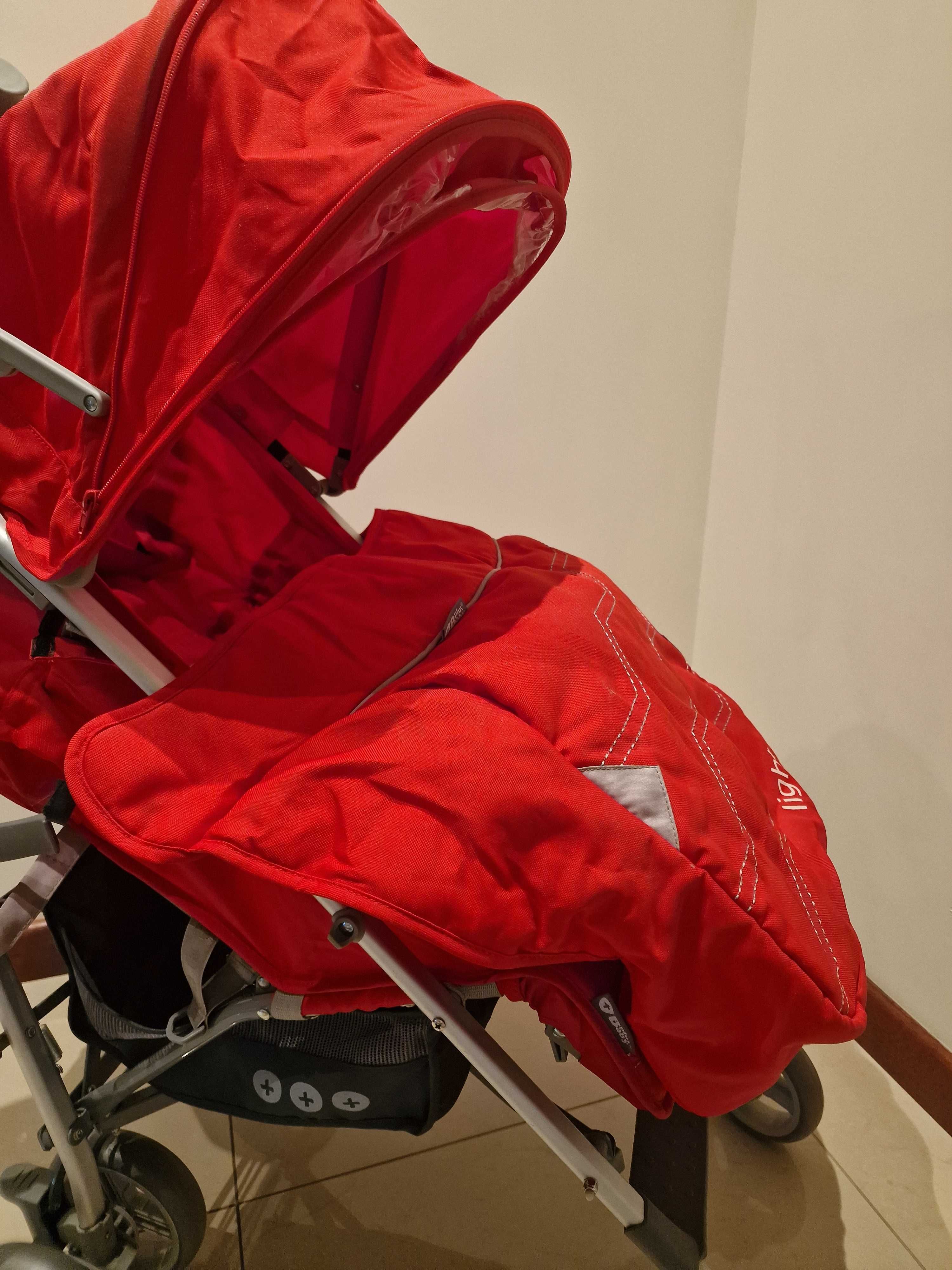 Nowy lekki wózek spacerowy Plus Baby Light rególowana rączka