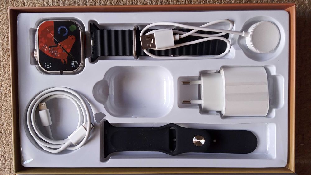 Smartwatch X9 e acessórios