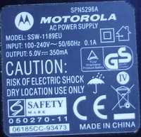 AC Power supply Motorola SSW-1189EU блок питания, не рабочий.