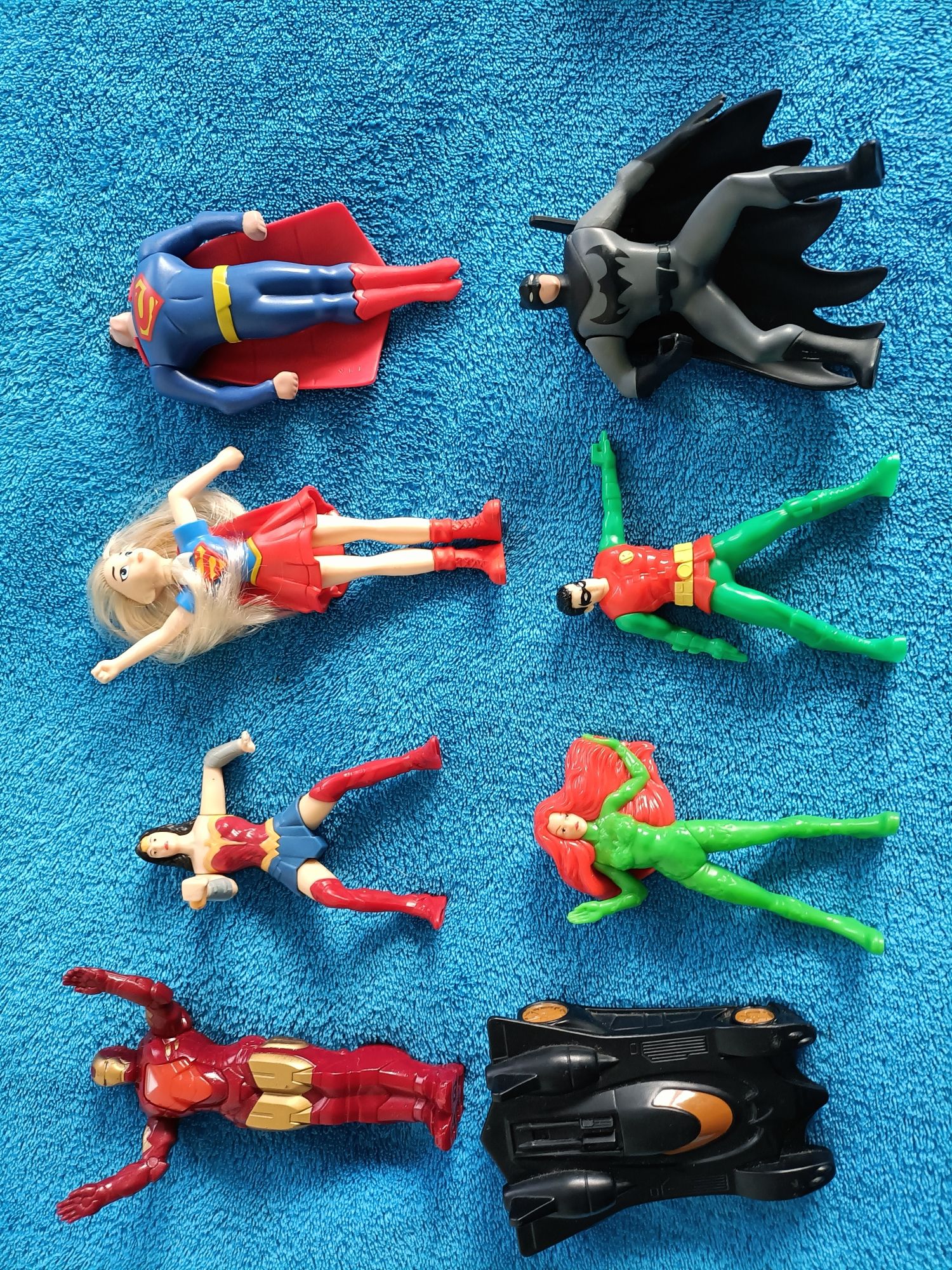 Lote figuras super heróis