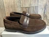Buty męskie skórzane półbuty mokasyny calvin klein moccasin suede 45