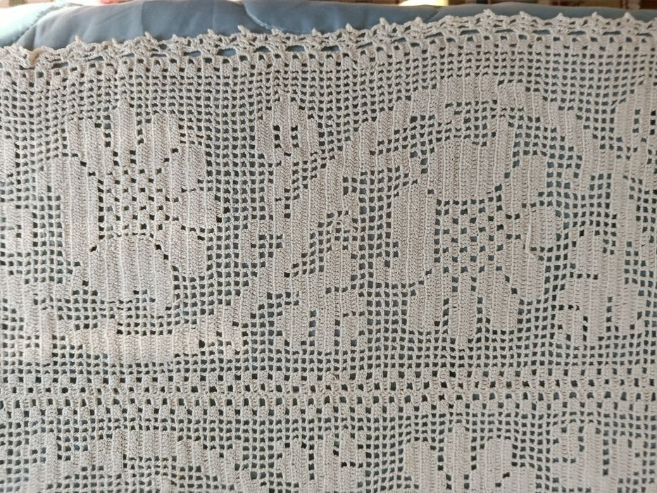 Toalha antiga de renda