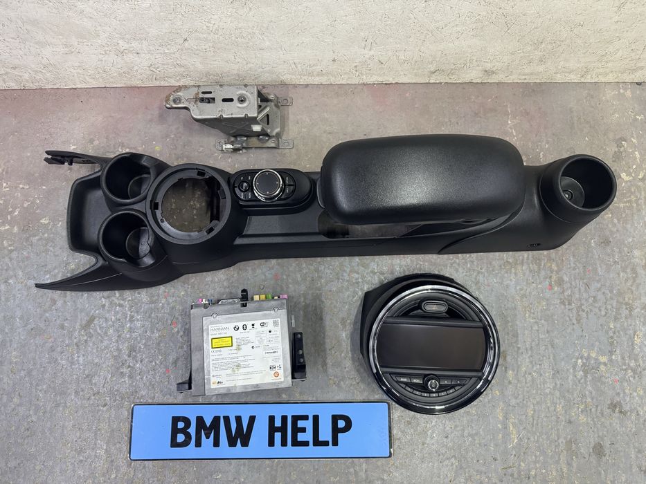 Комплект NBT HU Мультимедія МІНІ Ф55 Консоль Підлокітник Разборка BMW