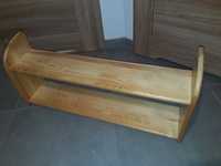 Półka sosnowa 90x41x20 cm - lite drewno