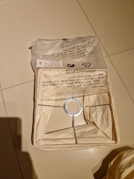Klosz z papieru czerpanego do lampy / lampki IIKEA