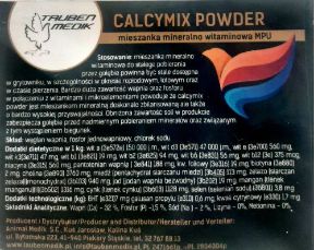 CALCYMIX POWDER 1 KG Mieszanka mineralno witaminow