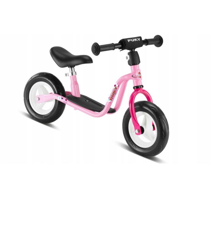 Różowy rowerek biegowy Puky