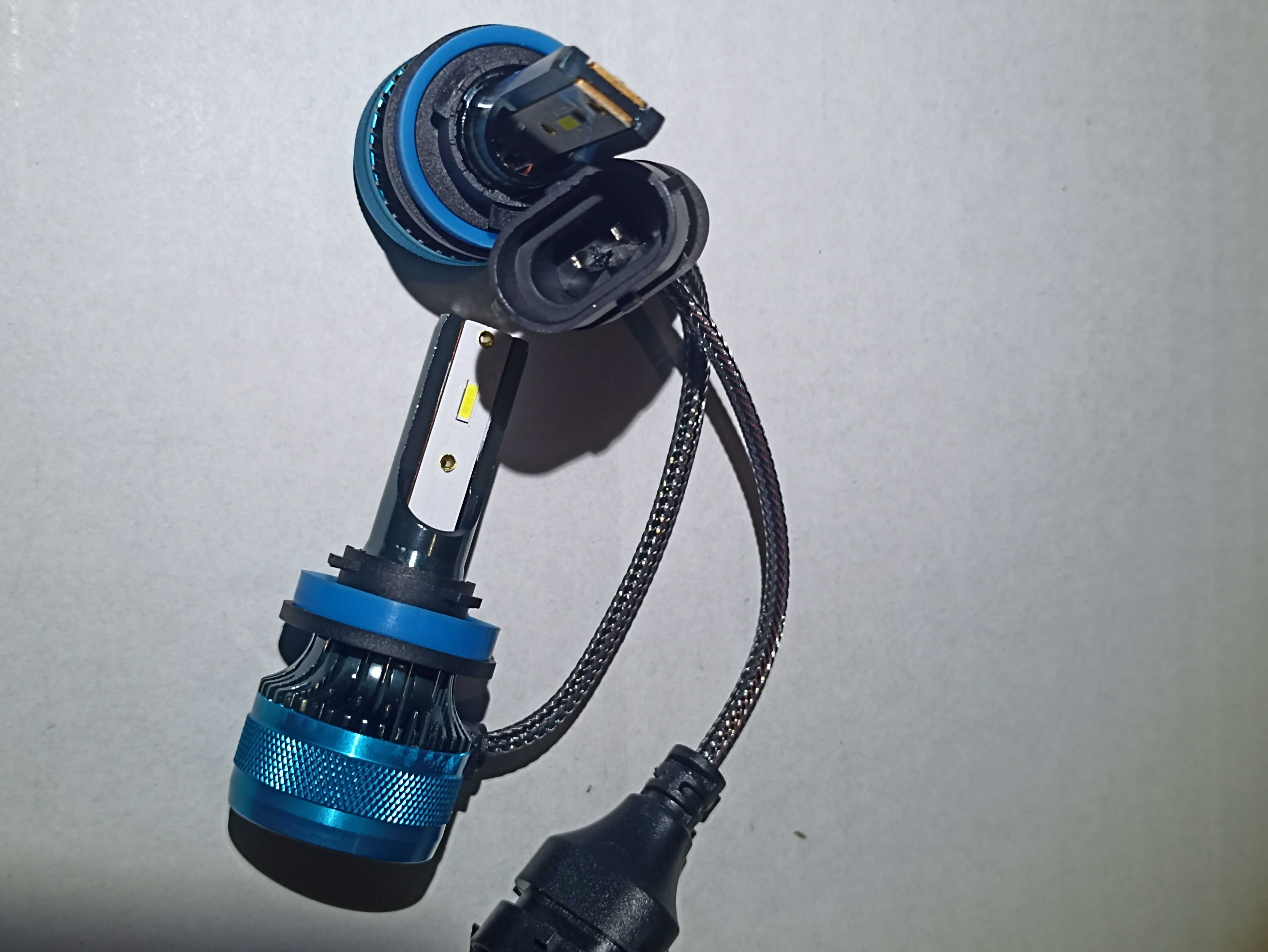 Светодиодные LED лампы H8,Н9,H11 свет ближний/дальний/противотуманки