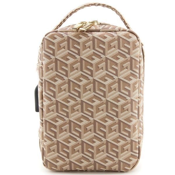 Guess Torba Guhbhgcfsew Organizer Brązowy/Brown Gcube Stripe