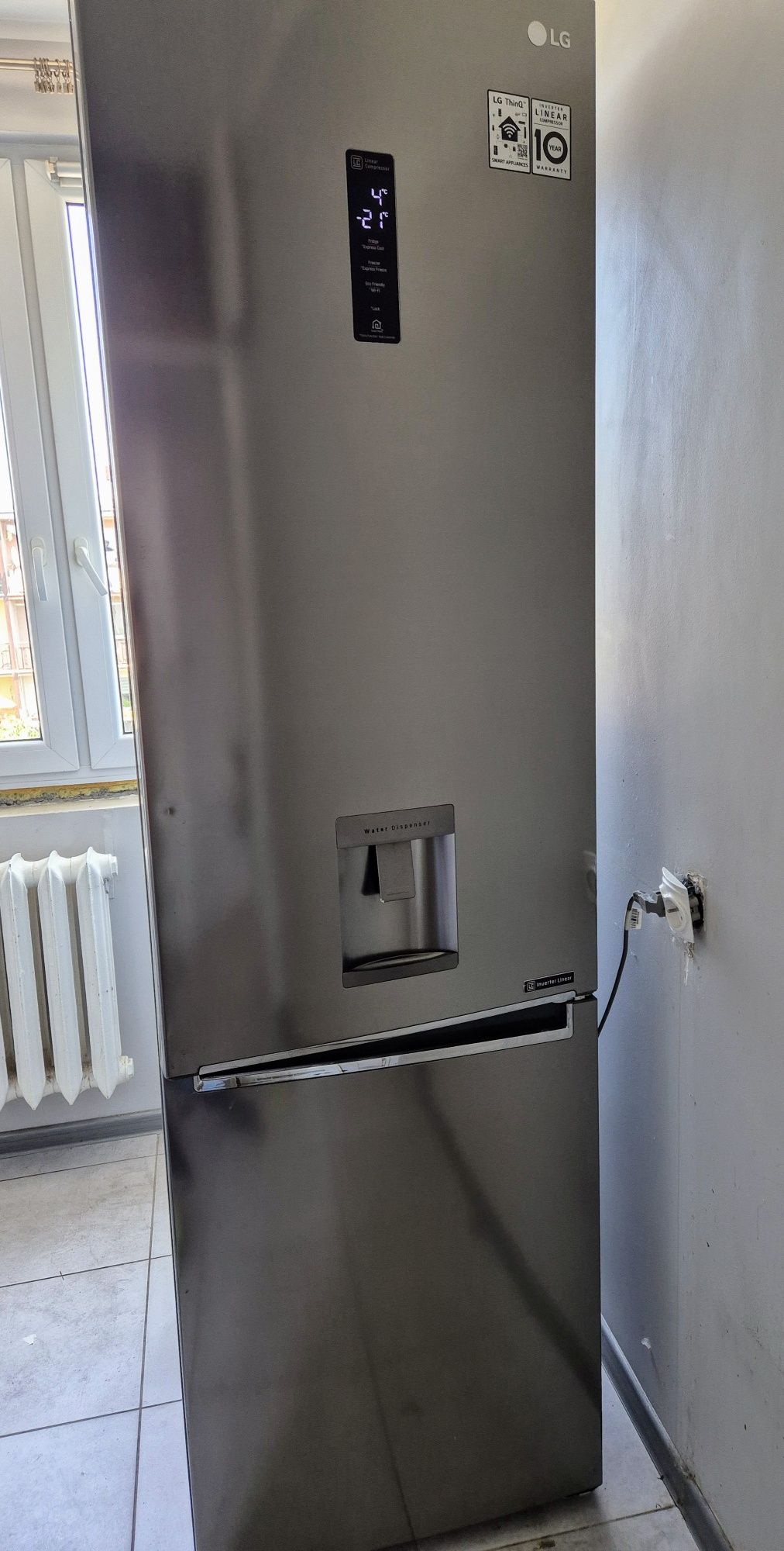 Sprzedam Lodówko-zamrażarke LG V+ 2,03m ThinQ GBF72PZDZN z WiFi,