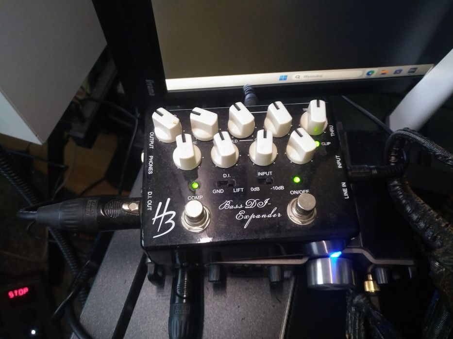 Gitara basowa Harley benton  pb20bk+ HB bass expander dodatki gotowy s