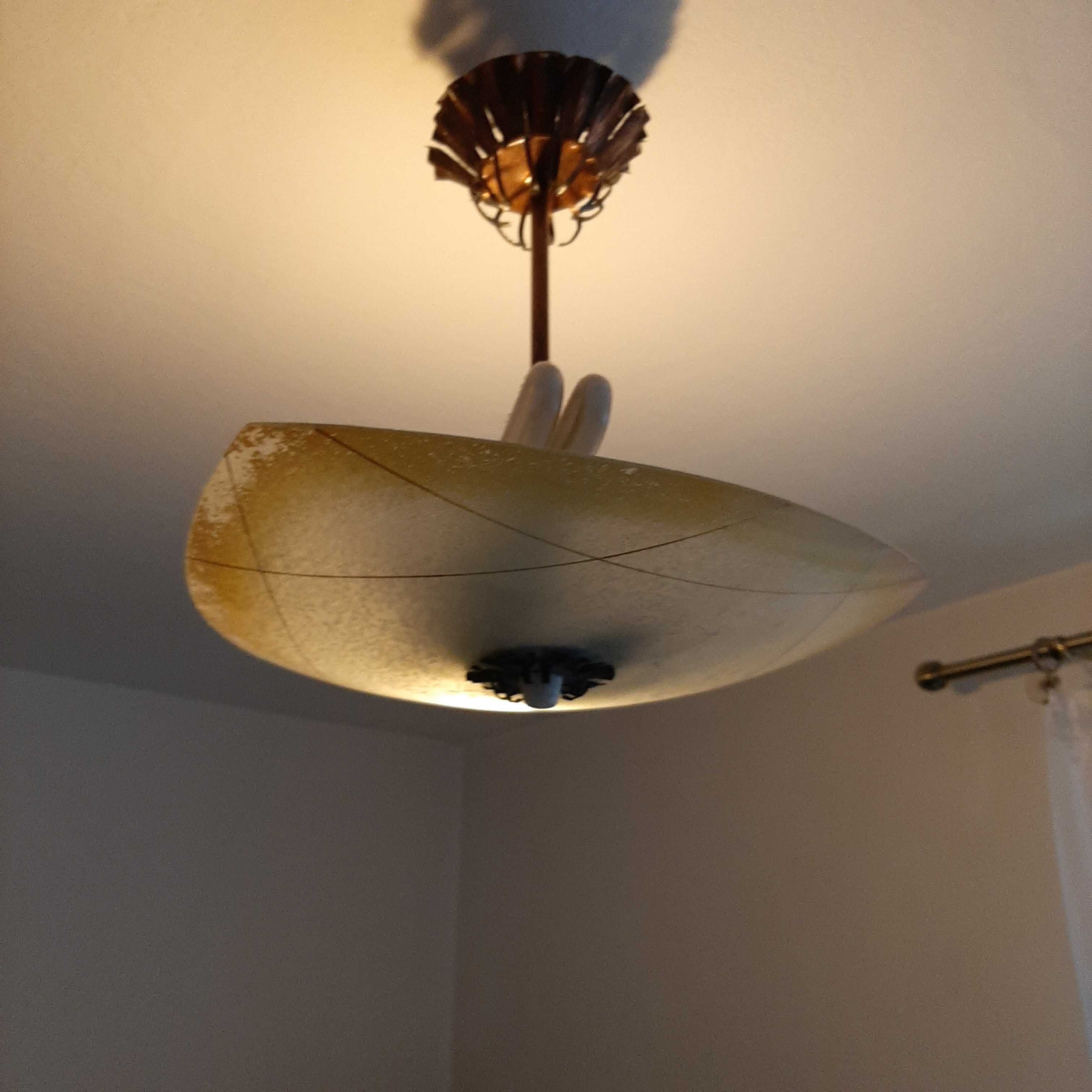 Lampy/żyrandole z PRL-u