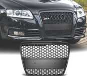 GRELHA FRONTAL AUDI A6 4F 04-08 LOOK RS6 PRETO