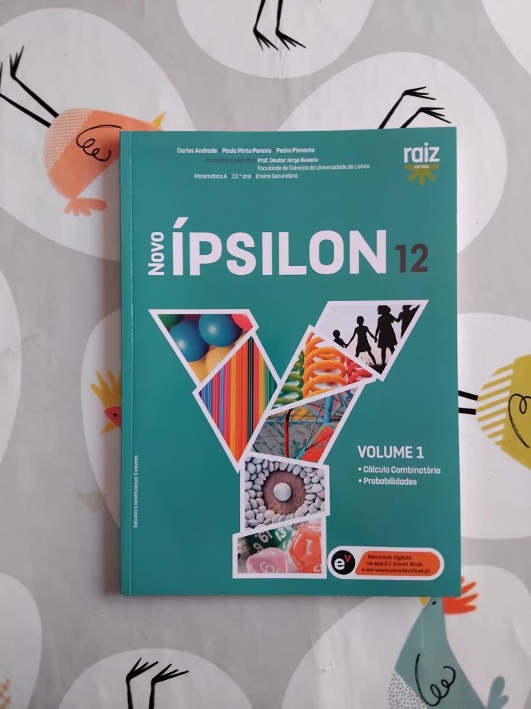 Livro de Matemática, Novo Ipsilon 12, vol. 1