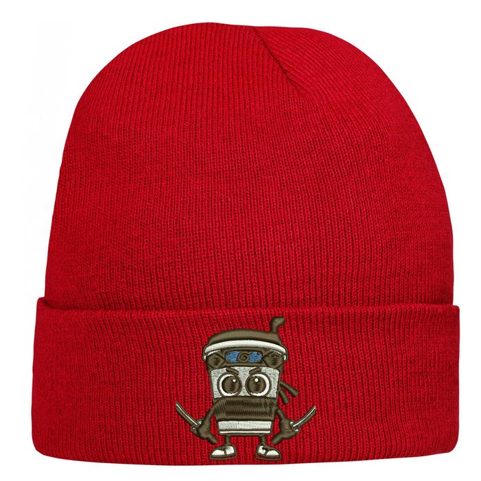 CZAPKA zimowa z haftem Cappuccino Assassino ITALIAN BRAINROT Prezent