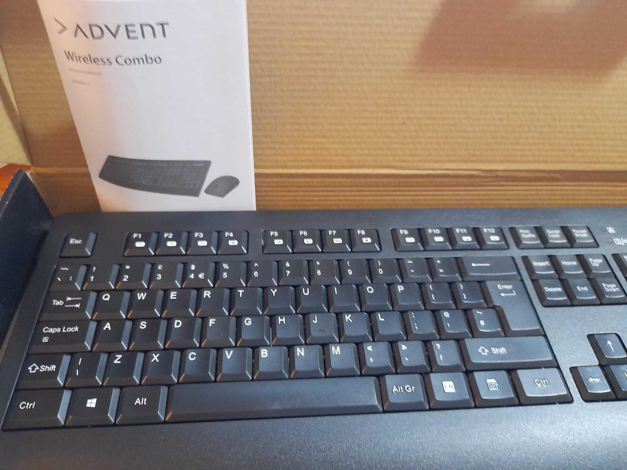Zestaw bezprzewodowy Advent (klawiatura ,mysz, USB)