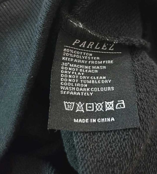 Parlez Sports Byera Sweatshirt czarna bluza męska S