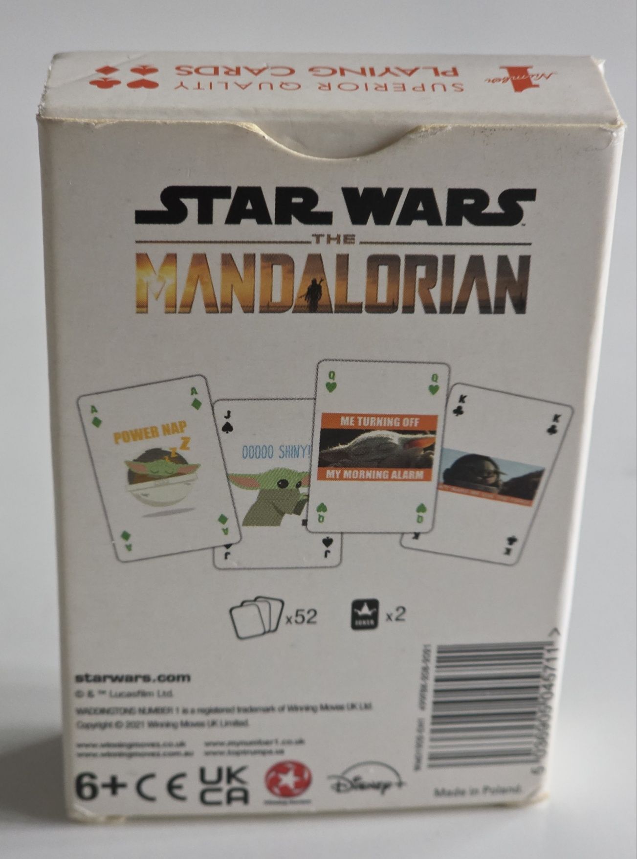Star Wars Mandalorian Baralho Cartas novo