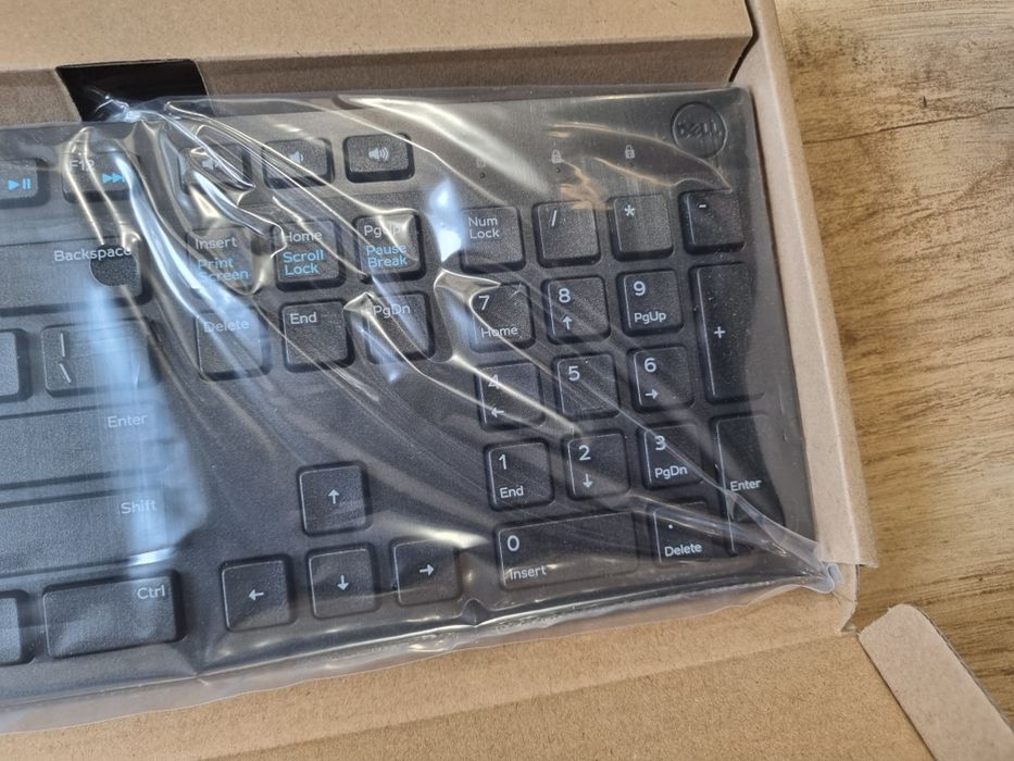 Klawiatura Dell KB 216+mysz przewodowe Dell MS 116 Nowe