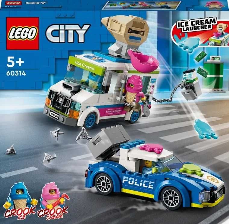 LEGO City, Policyjny pościg za furgonetką z lodami, 60314