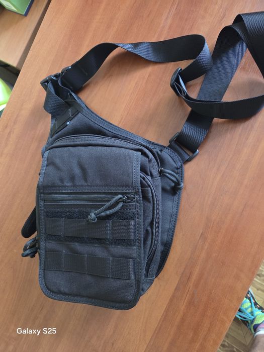 Сумка тактическая через плечо Danaper VEGA, BLACK