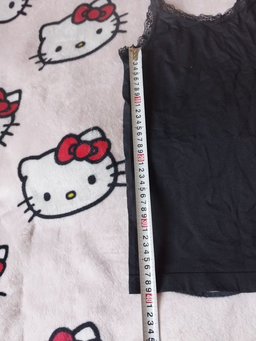 Podkoszulek z koronką Black S