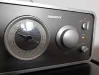 Radio  RETRO srebrne nowe