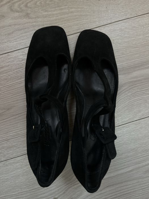 Czółenka skórzane , ręcznie robione Kämpgen, rozm 38/39