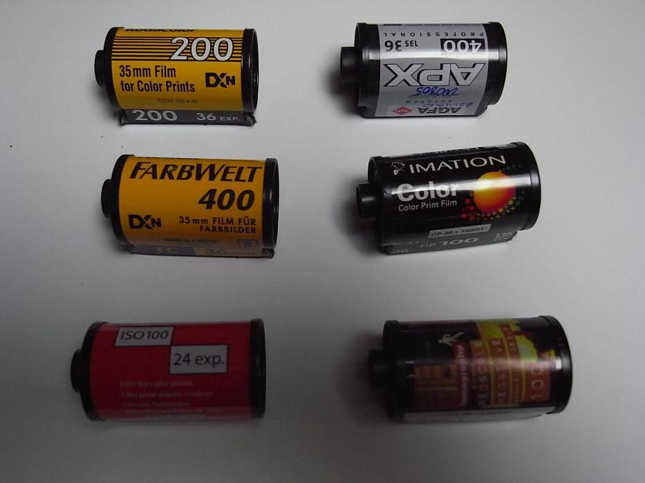 100 cápsulas rolos fotografia aleatórias