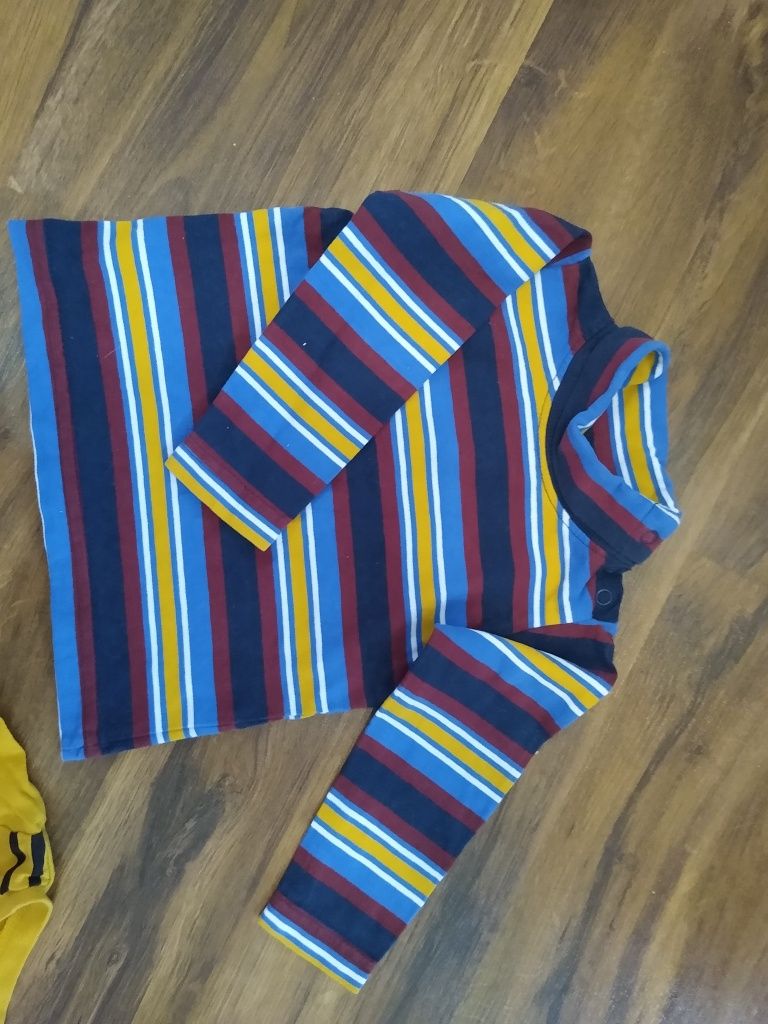 68 Bluza bluzka bluzeczka dla chłopca paski tygrys 68 zestaw