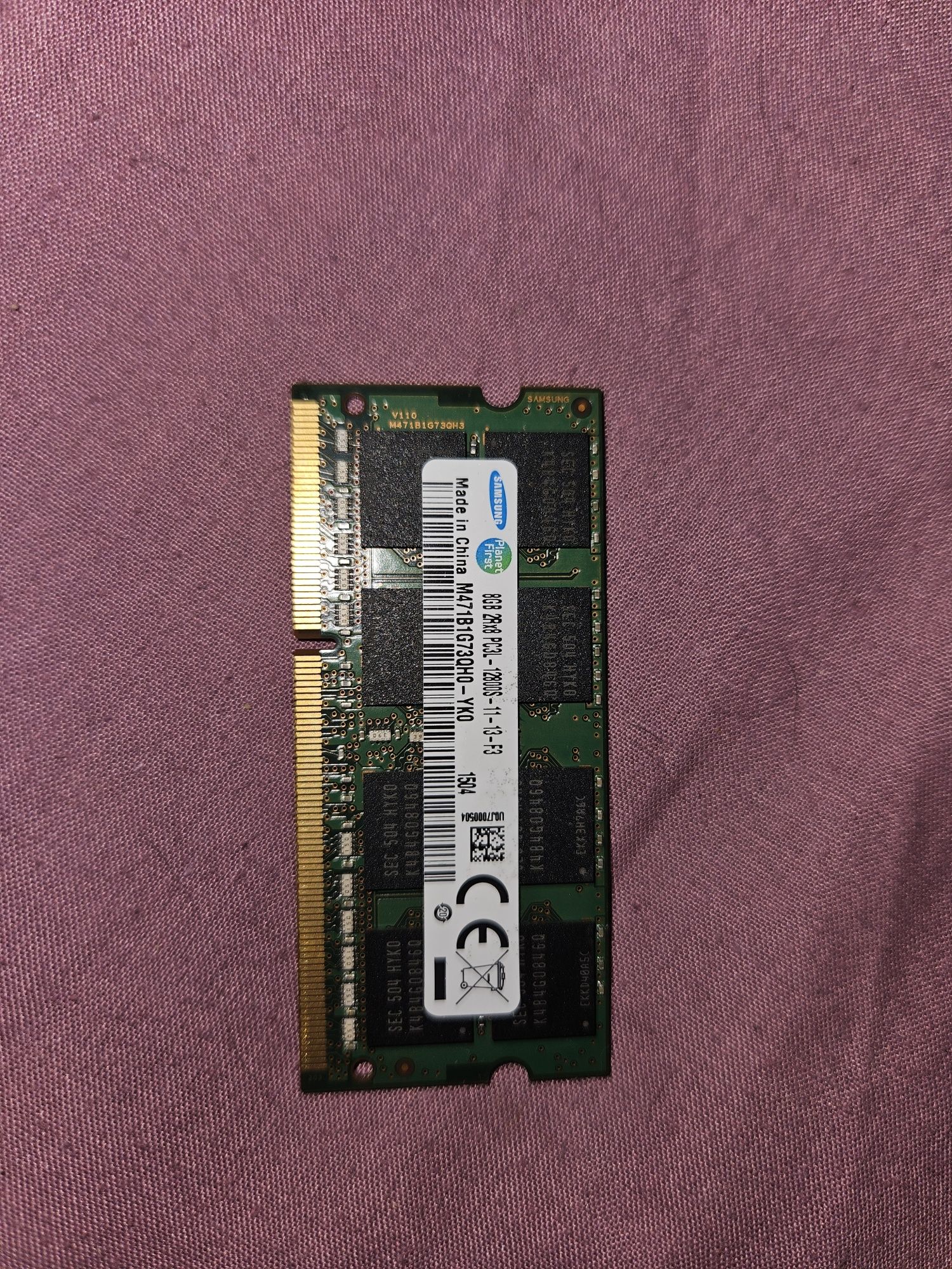 Pamięć RAM Samsung DDR3L  8 GB