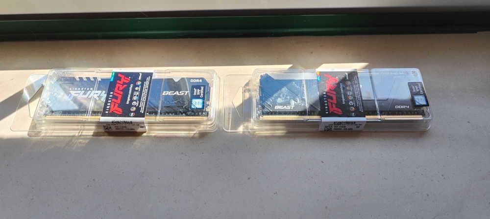 Memórias Kingston Fury 16gb (2x8gb) 3600MT/s CL17