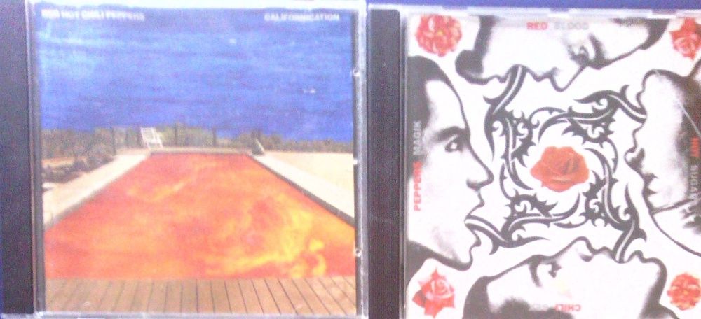 CDs Smashing Pumpkins, Red Hot Chili Peppers, Bryan Adams, Beatles