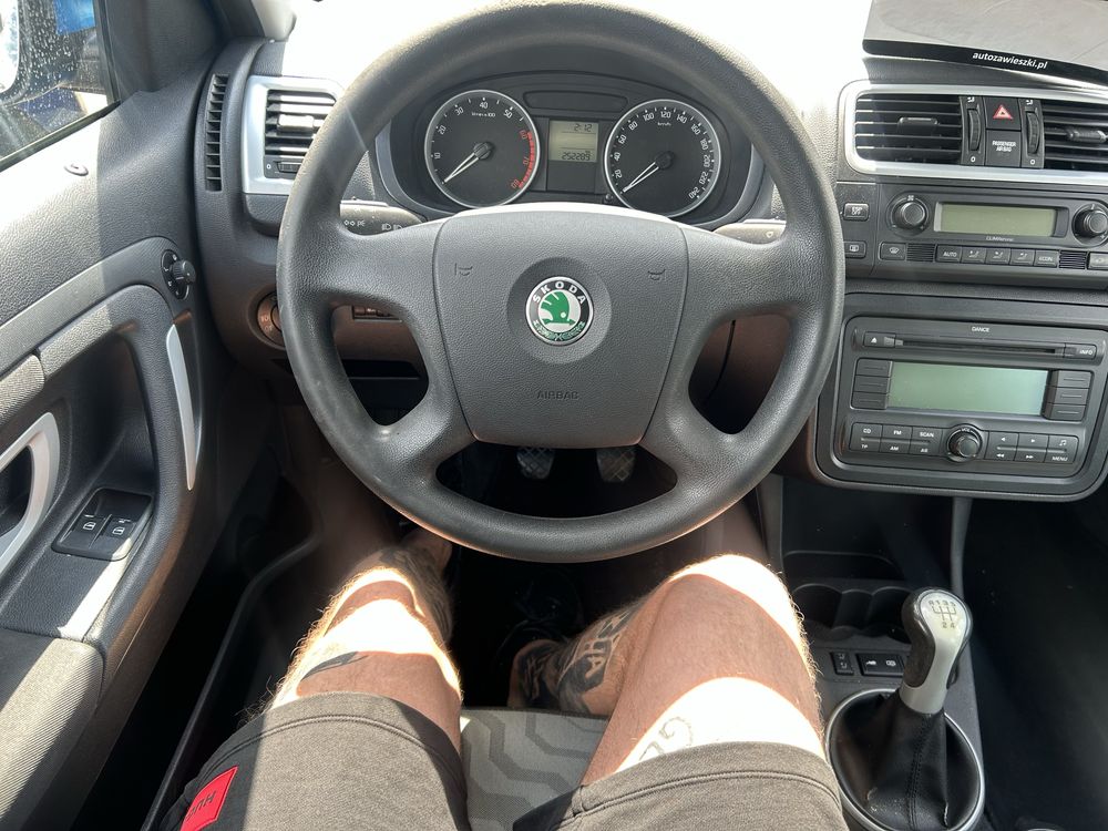 Roomster 1.2 MPI na łancuchu Grzane fotele Tempomat Czujniki Hak Skoda