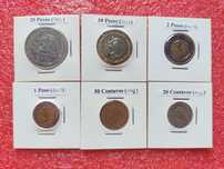 6 moedas México - Todas Diferentes