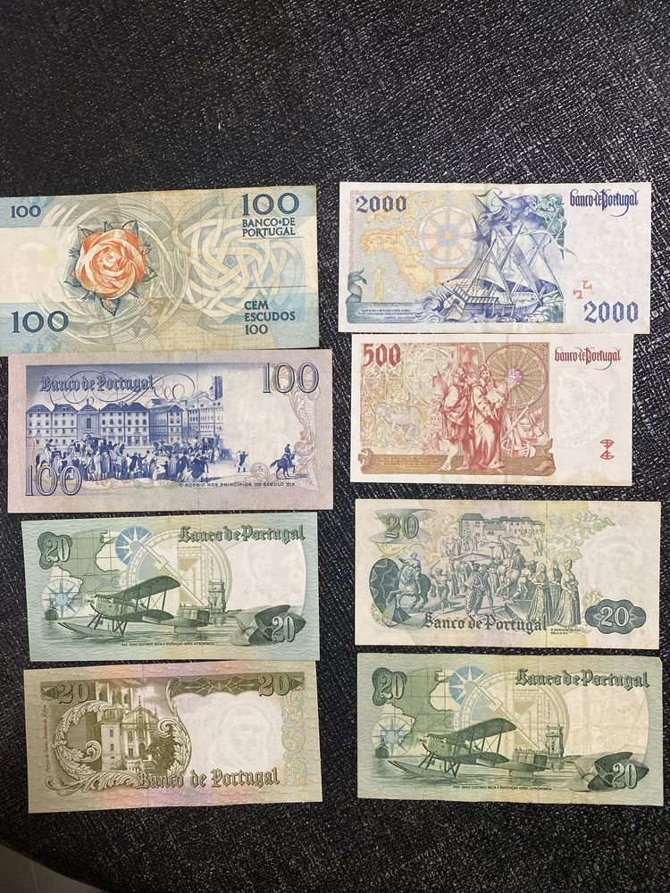 Notas antigas de Portugal