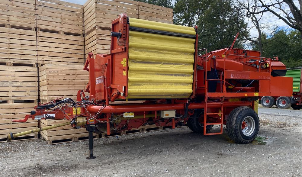 Kombajn do ziemniaków Grimme SE 75-30 naprowadzanie sortownia