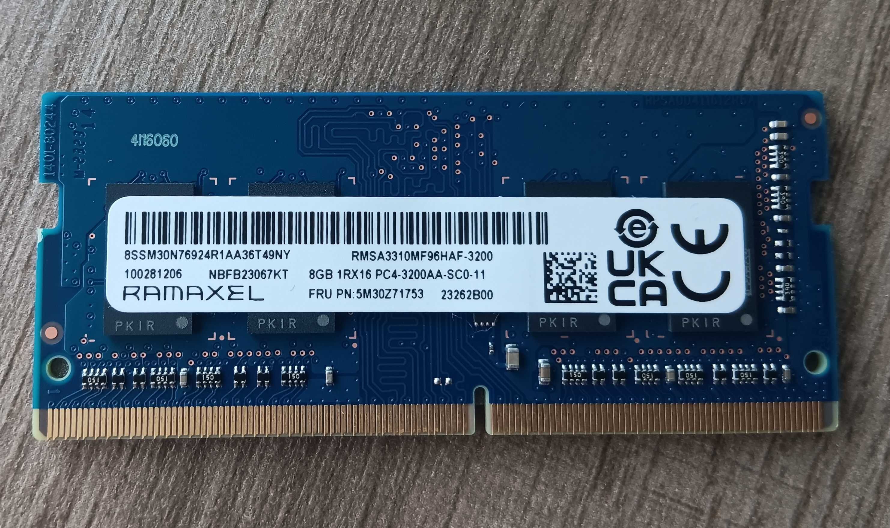 Pamięć RAM DDR4L 8GB 3200MHz 1Rx18 1.2V