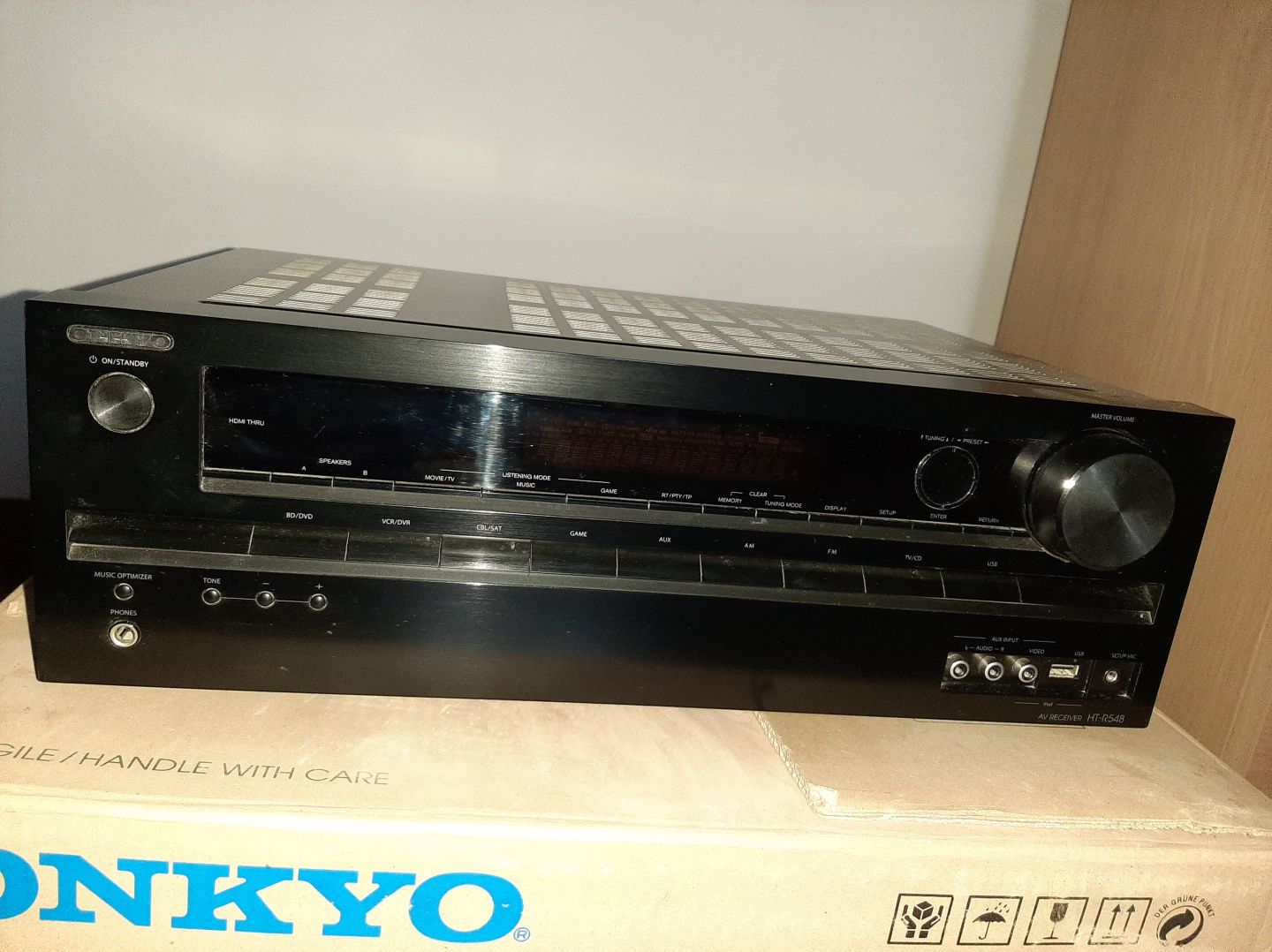 Amplituner ONKYO HT-R548 uszkodzony dźwięk