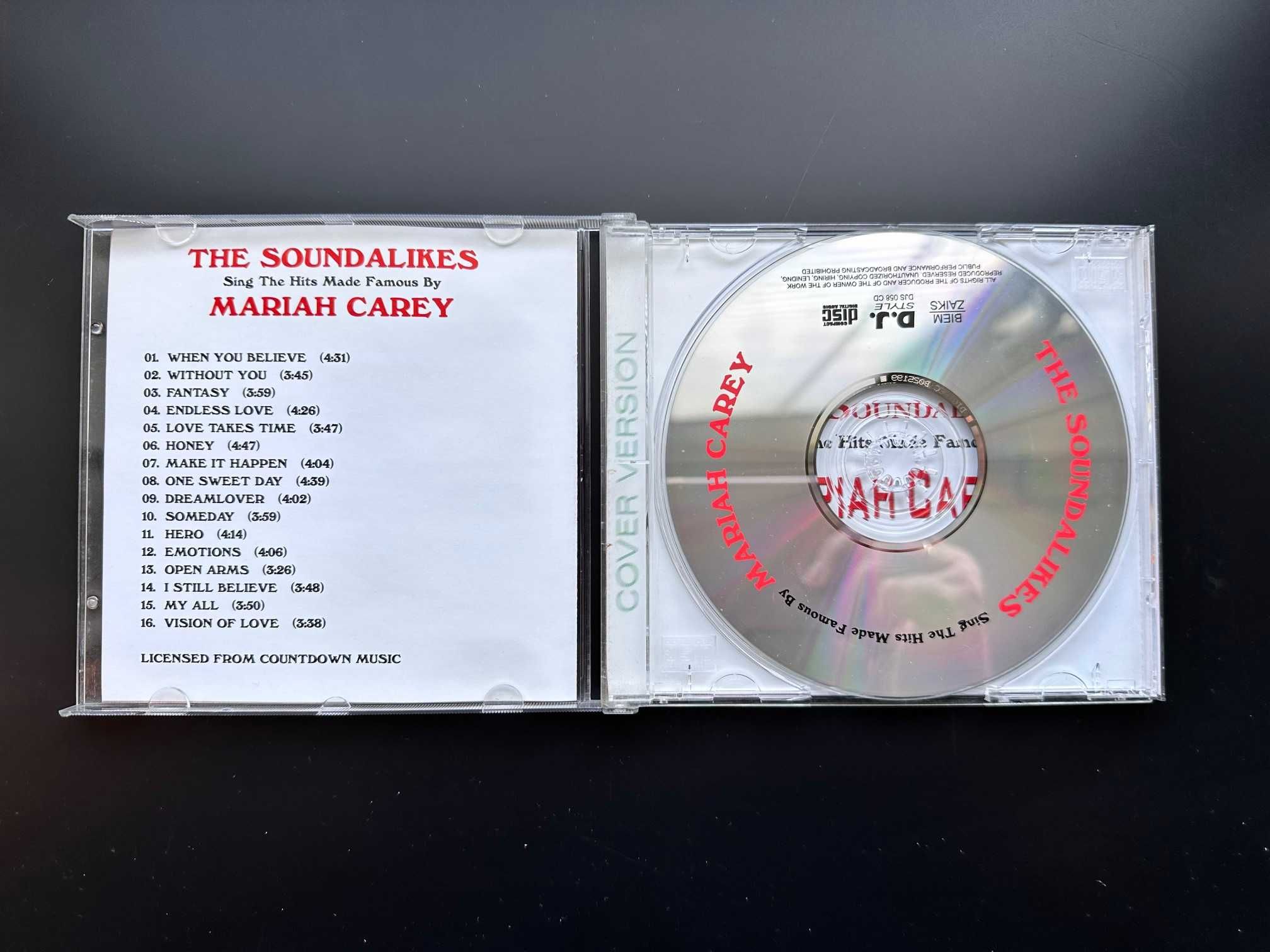 Oryginalna płyta CD z muzyką: Mariah Carey, The Soundalikes