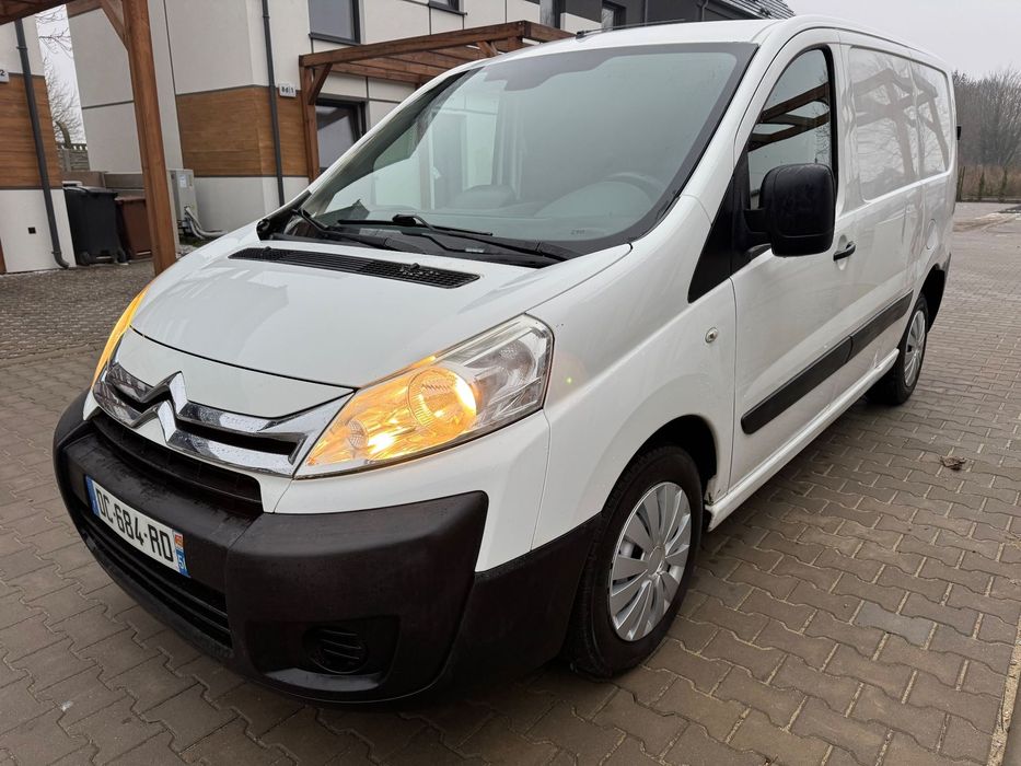Citroën JUMPY zadbany! Świeżo sprowadzony! HAK CZUJNIKI COFANIA KLIMA TEMPOMAT  128KM GWARANCJA PRZEBIEGU 194tys. ZADBANY! Expert vito scudo