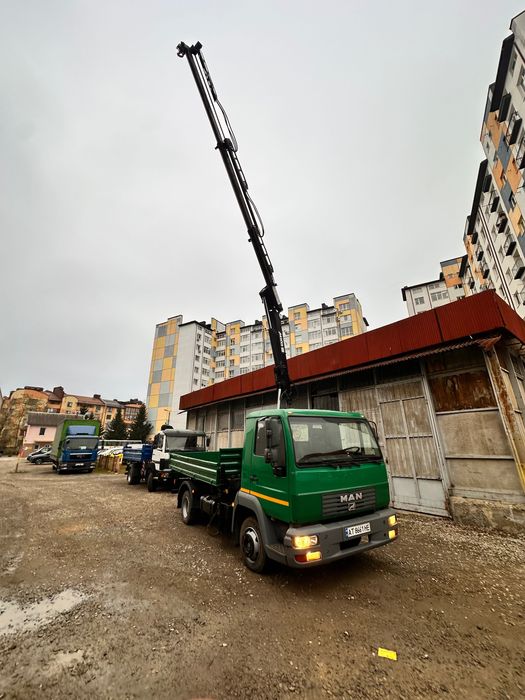 Кран маніпулятор самоскид man