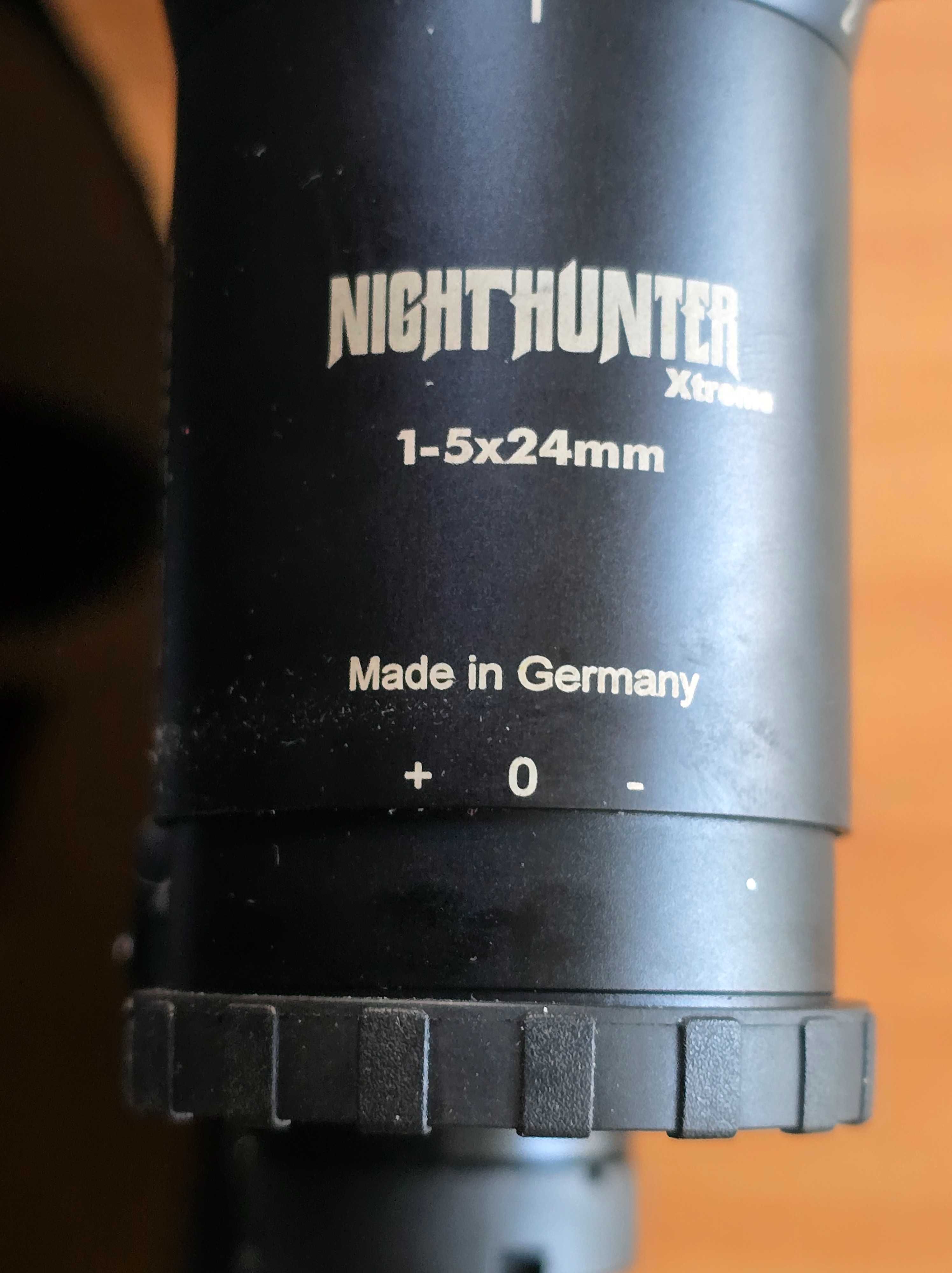 Оптичний приціл ,загоннік Steiner Nighthunter Xtreme 1-5x24 AR-15