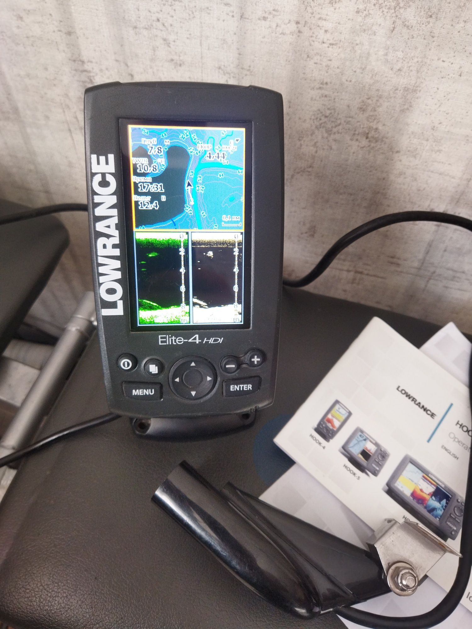 Эхолот Lowrance elite 4 hdi