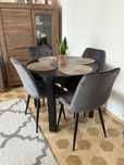 Stol Bernardin Black Red White